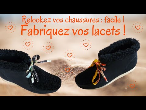 Fabriquez vos lacets !! Des astuces supers faciles ! #DIY - #relooking - #fais tes lacets