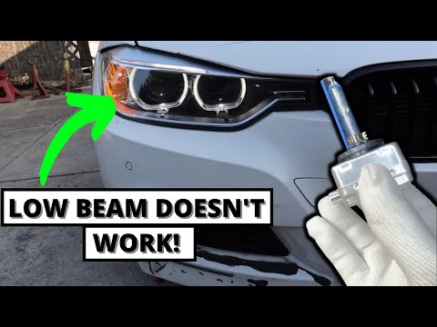 REPLACING FAULTY LOW BEAM XENON BULB ON MY BMW F30 3-Series