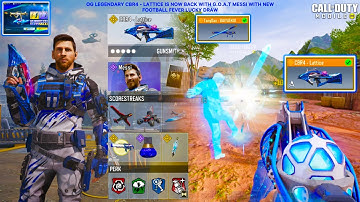 Legendary CBR4 - Lattice is now back with GOAT MESSI to kick every players out of CODM Battlefield⚽️