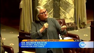 Washington lawmaker apologizes over nurses comment
