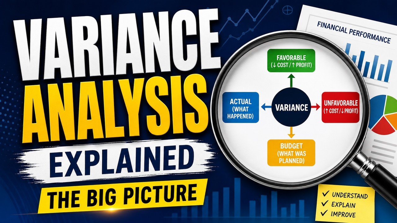 Variance Analysis Explained: The Big Picture - YouTube