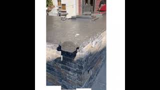 STEEL GRAY LEATHER GRANITE FOR OUTDOOR PROJECTS | LAMINATED & CHISELED EDGE COUNTERTOPS