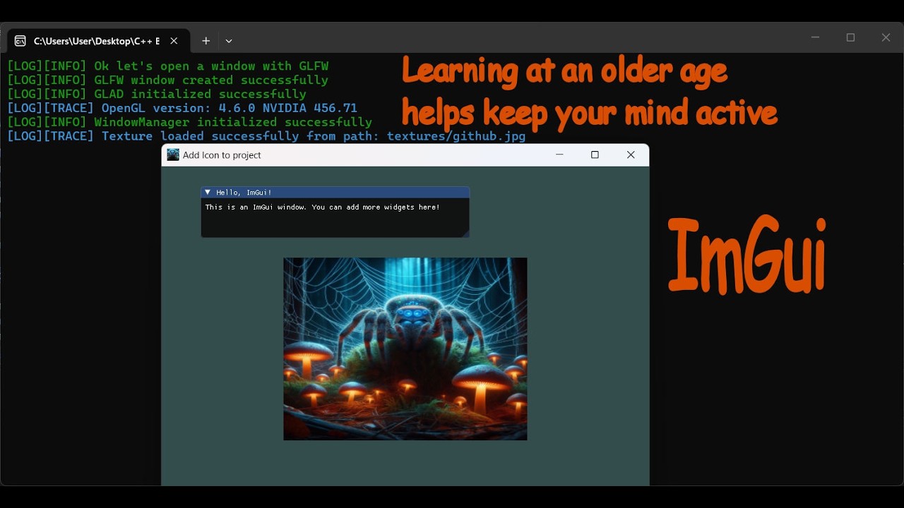 C++ & OpenGL for Beginners(Slow & Simple) Adding ImGui GUI to the ...