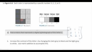 6.3g Matrix Applications
