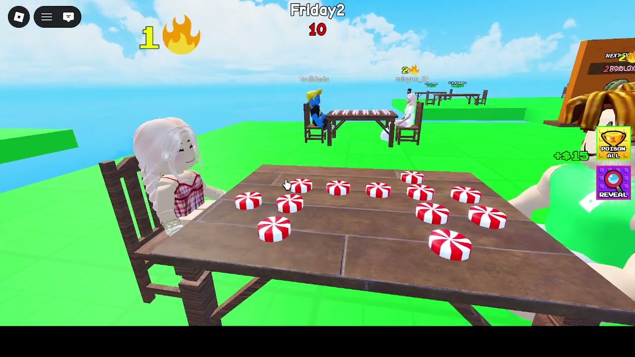 heads up 7 up, lying challenge and poison candy all in one