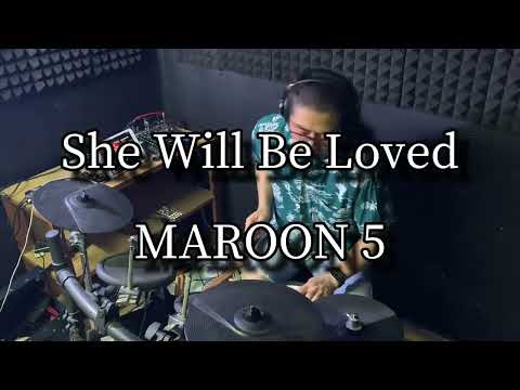 【ドラムカバー】She Will Be Loved  /  MAROON 5      叩いてみた　廣［HILO］