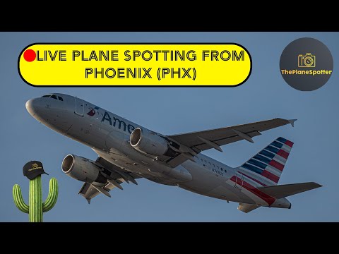 LIVE Plane Spotting Phoenix Sky Harbor International Airport PHX 1 30 26 