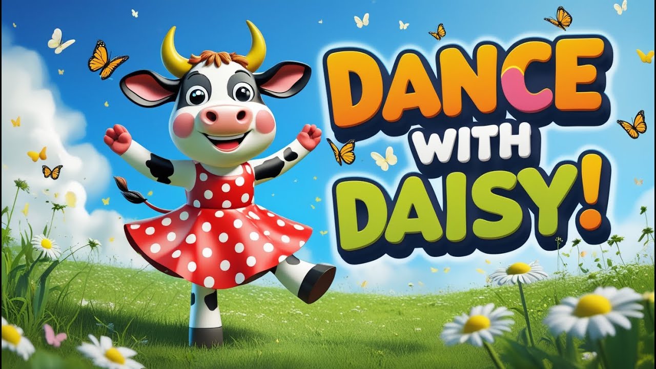 Daisy the Dancing Cow 🐄 | Fun Farm Dance for Kids!