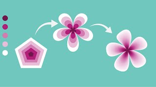 Create Simple Vector Flowers in Adobe Illustrator 🌸 #illustratortutorial #illustrator #tutorial