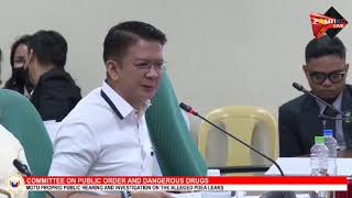 LIVE | Pagdinig ng Senado tungkol sa PDEA leaks