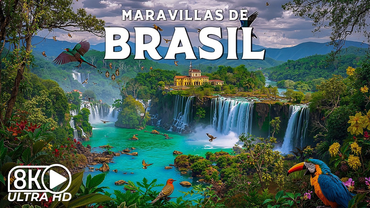 Maravillas de Brasil - Los Paisajes más Espectaculares de Sudamérica | Vídeo de viaje en 8K