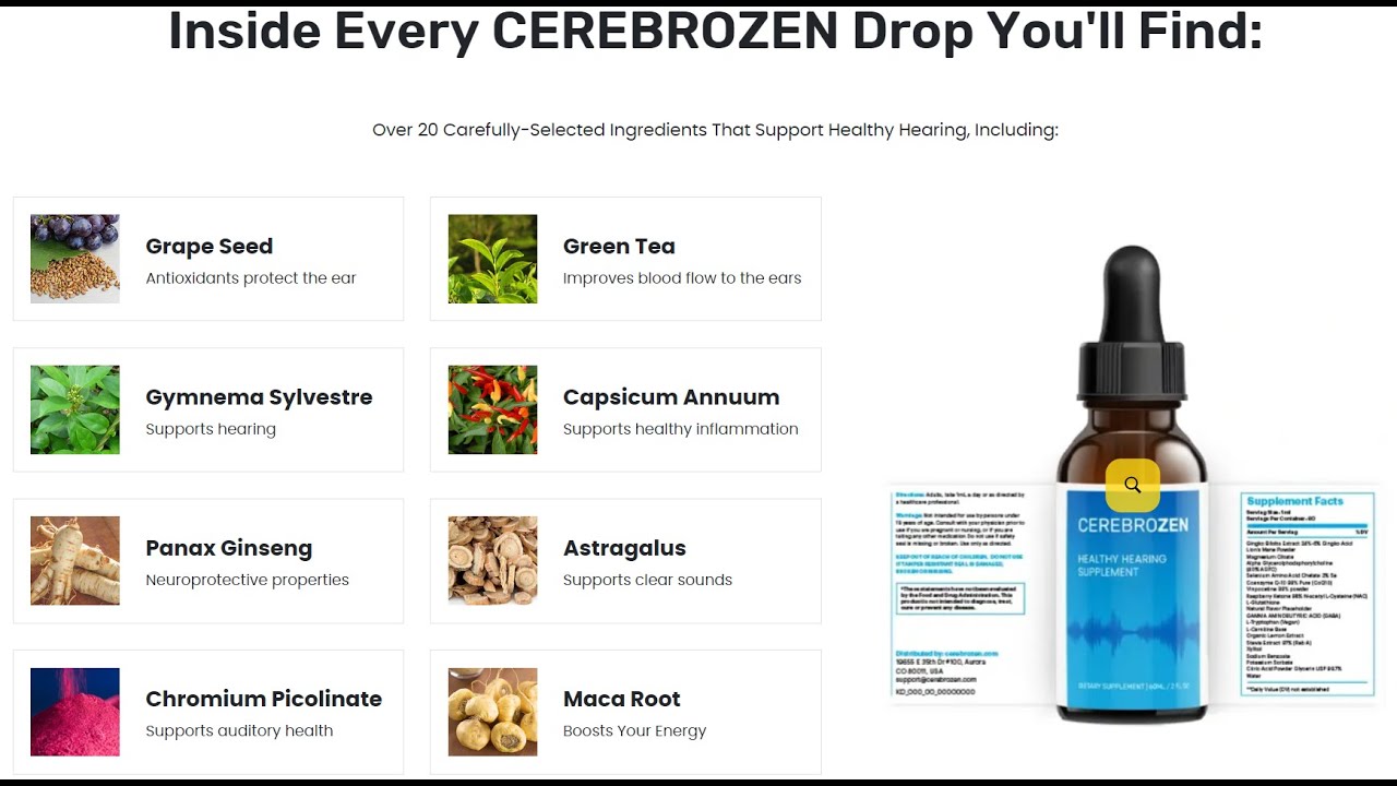 CerebroZen Hearing Support Reviews (Try One Bottle For Just 9 And Get 2 Free Bonuses!)