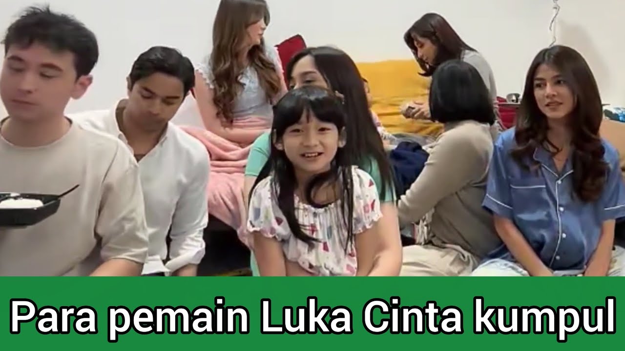Obrolan seru para pemain Luka Cinta