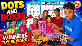 🔥 Dots and Boxes Game Challenge | Winners Get Amazing Toy Rewards! 🎁 screenshot 4