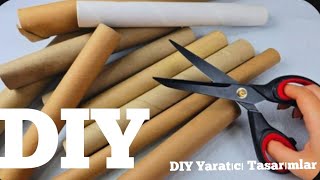 Karton Rulo Ile Ne Yapabilirimkolay Geri Dönüşüm Fikirleri