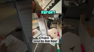Cereal Box Book Report #shortsfeed  #shorts #shortvideo