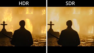 1917 HDR vs SDR Comparison