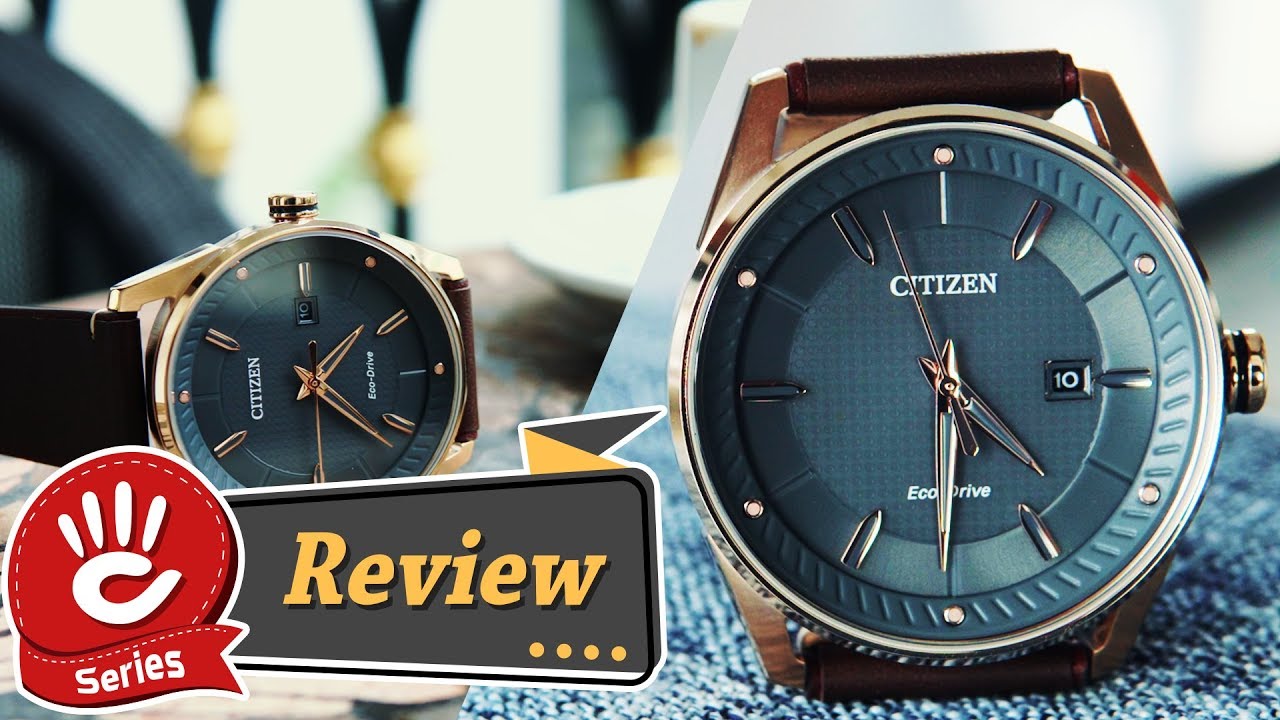 Trên tay đồng hồ Citizen nam BM 6982 - 11H - Chức năng Eco-Drive | Citizen review #2
