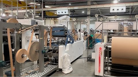 Oyang A460 Automatic Flat Handle Paper Bag Making Machine With Special Bag Size W32*G21*H28