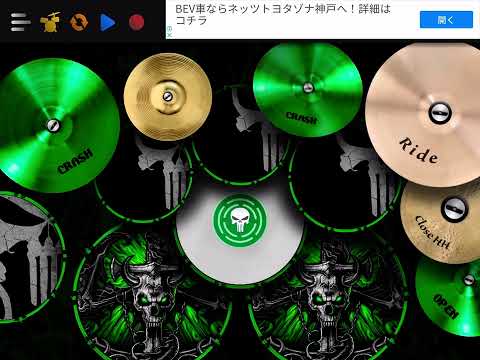 【real drum】WANIMA/ともに　叩いてみた！スマホアプリ！