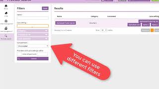 LA: Care Setting Search