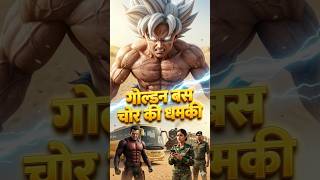 Golden Bus Chor vs Goku 💥 | Final Fight 🔥 #shorts