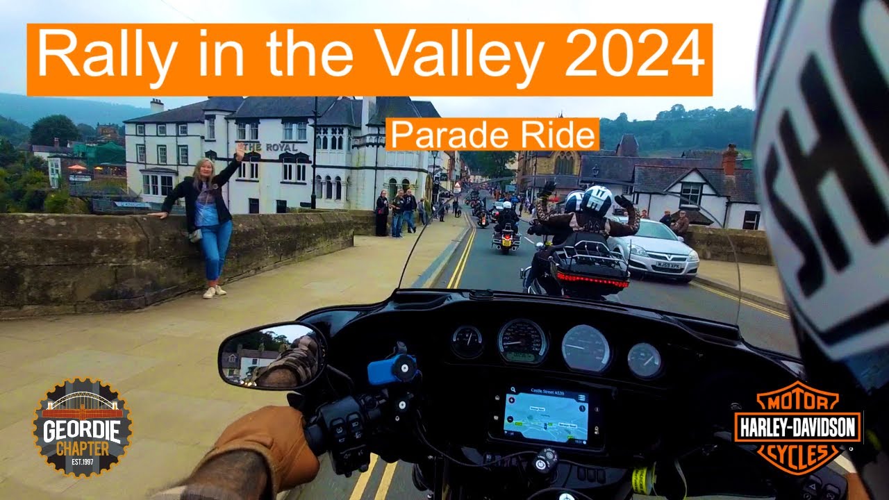 Rally in the Valley 2024 Parade Ride - YouTube