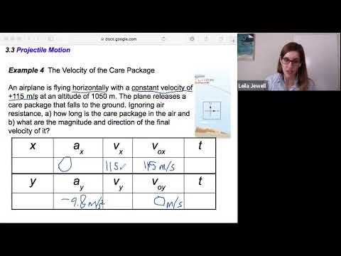 phys2A ch3.3 Projectile Motion - YouTube