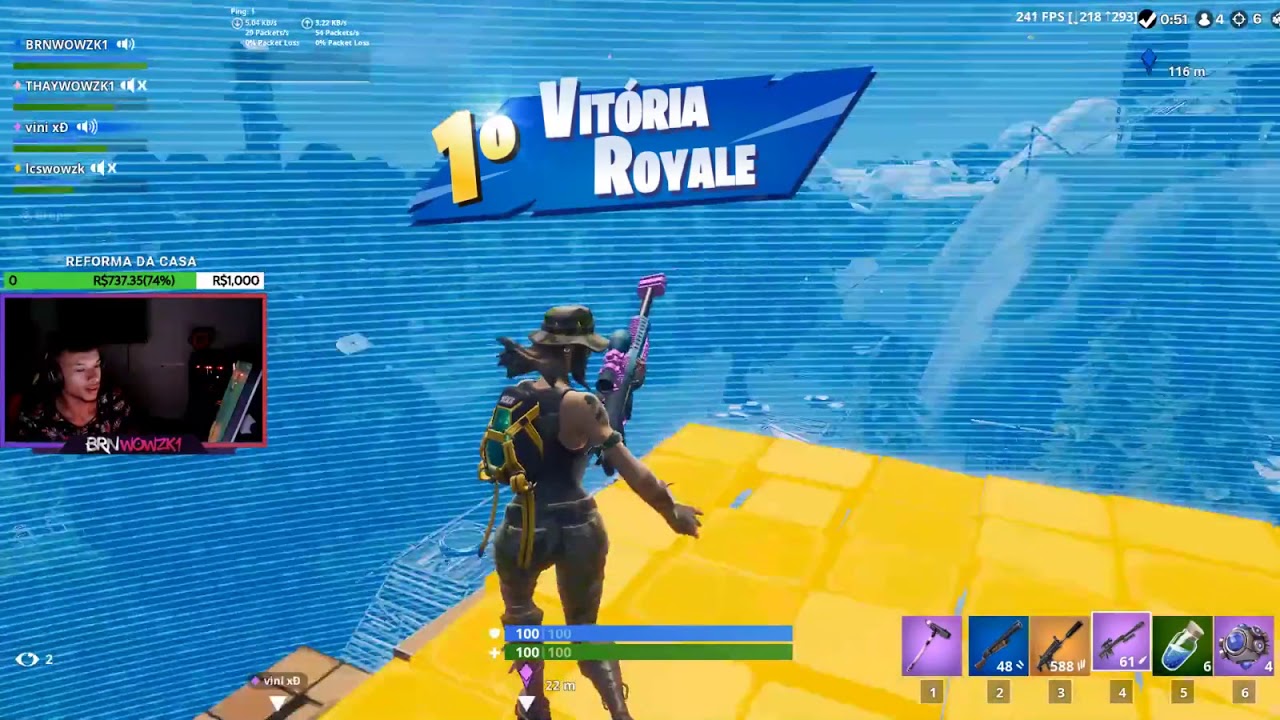 COMPILADO DO DIA EM FORTNITE 
