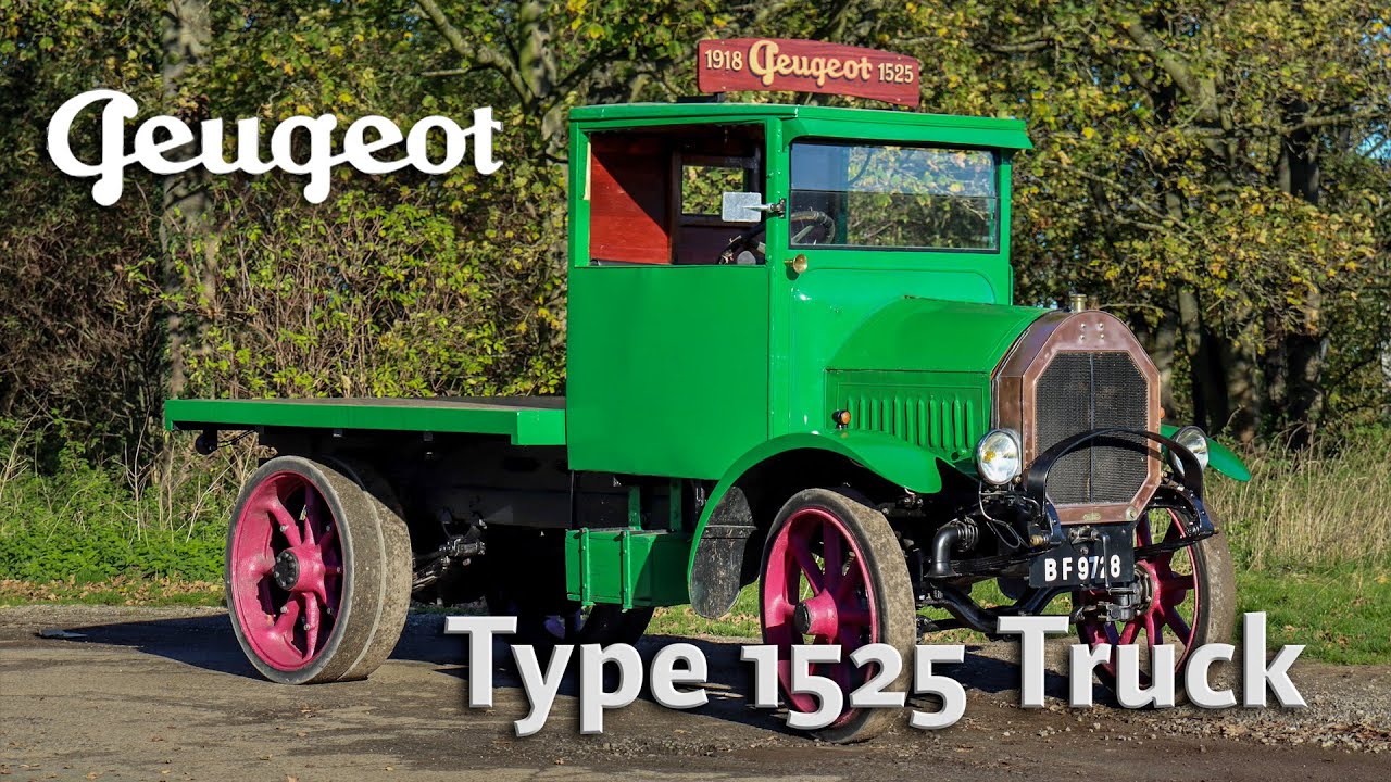 1918 Peugeot Type 1525 Truck - YouTube