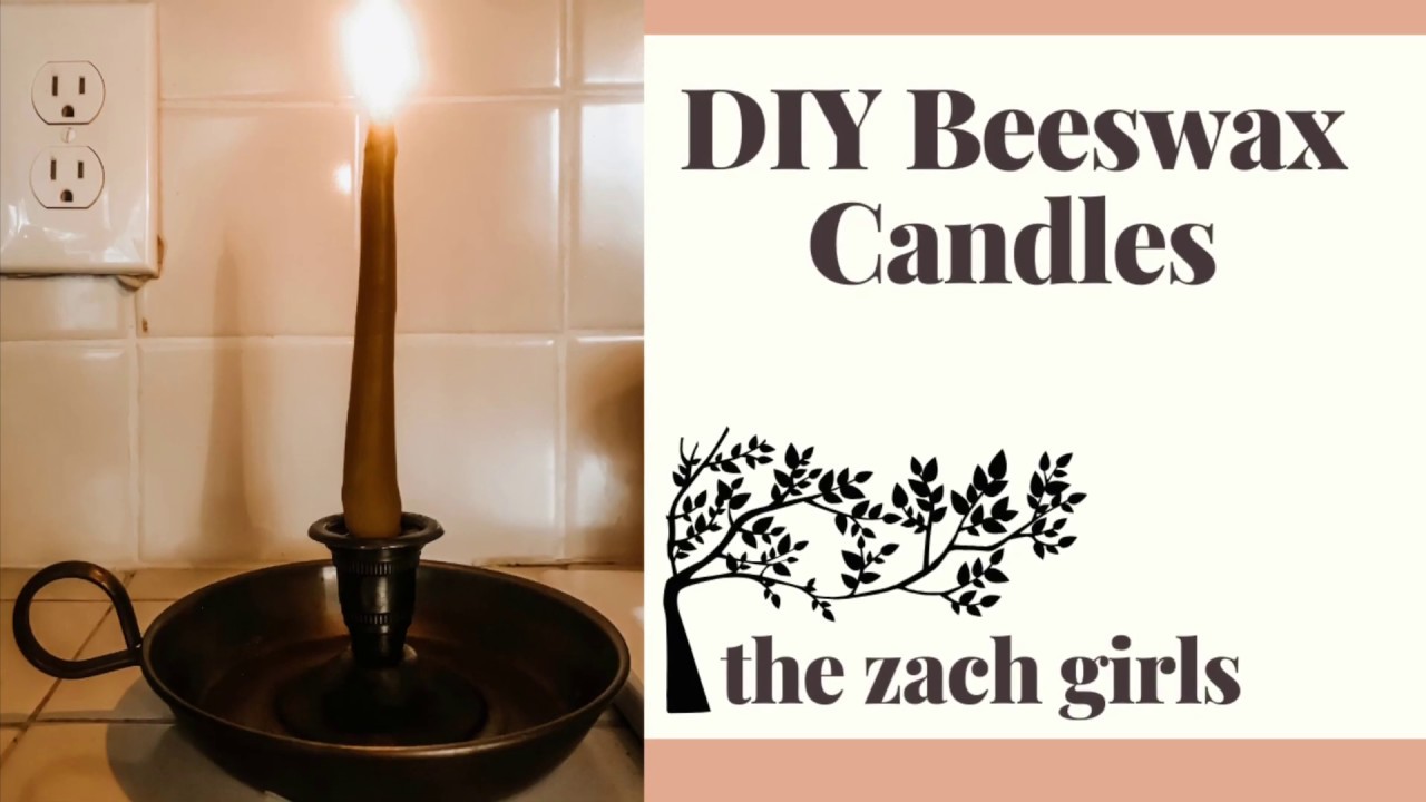 DIY Beeswax Taper Candles | Holiday Gifts  2019 | the zach girls