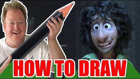 How to draw Bruno from Encanto