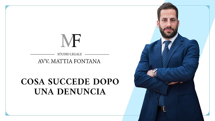Cosa succede dopo una DENUNCIA?