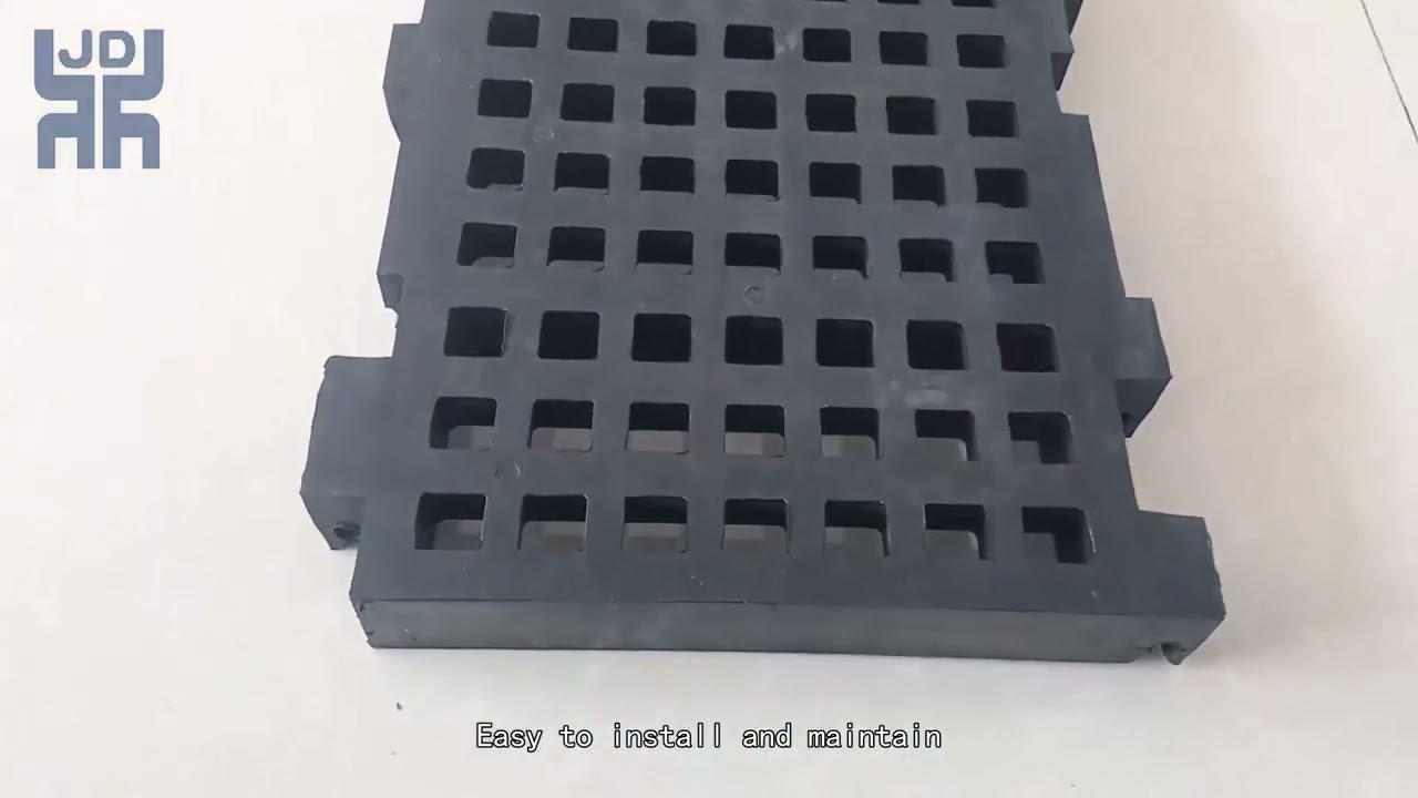 Rubber Modular Deck Panels for Efficient Sand and Gravel Separation