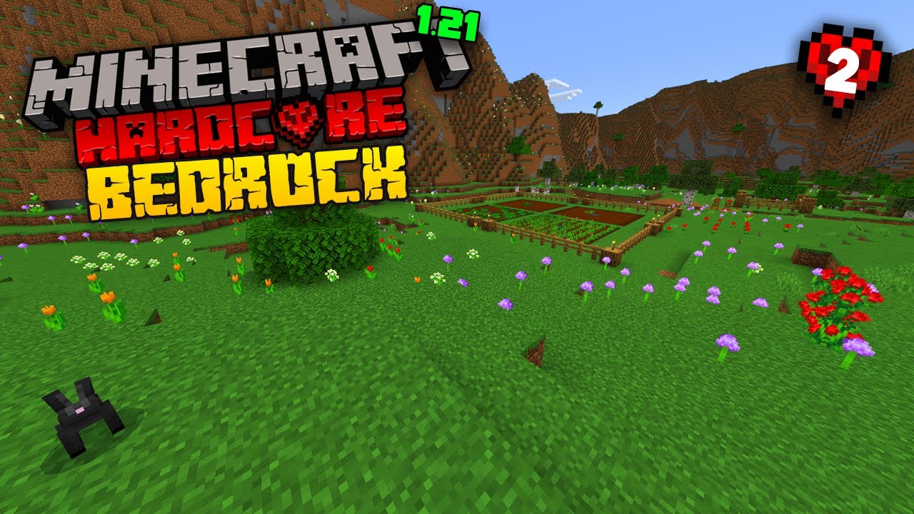 JE TROUVE des TRÉSORS CACHÉS INCROYABLE en HARDCORE sur MINECRAFT BEDROCK EDITION #02