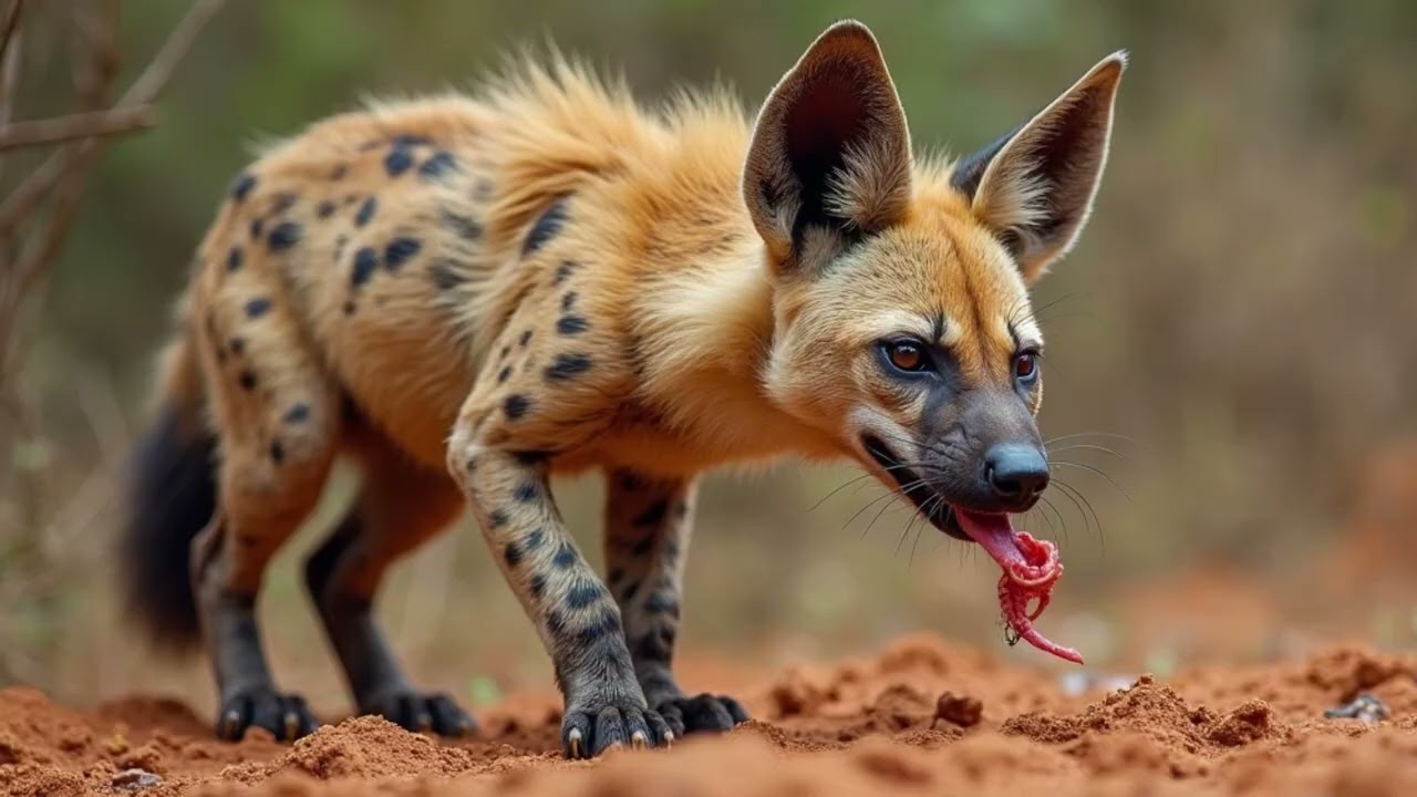 The Secret Life of the Aardwolf | Africa's Termite Hunter Revealed