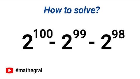A viral maths Olympiad | subtraction operation of exponents