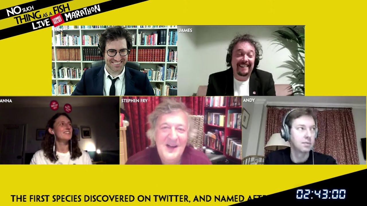 Stephen Fry shares his fact on No Such Thing As A Fish Live : Comic Relief Marathon