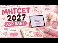 1st video?? MHTCET 2027 aspirant 🫶🏻