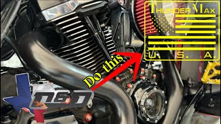 Performing and setting your idle tune on thundermax tuner. #DandDBilletCat #DandDExhaust #thundermax