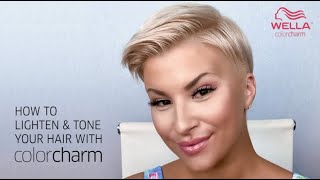 Lighten & Tone Your Hair At Home Wella Colorcharm Permanent Liquid Toner