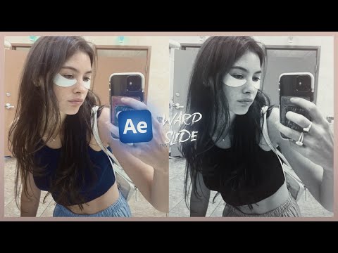 warp slide (with ripple) | after effects tutorial