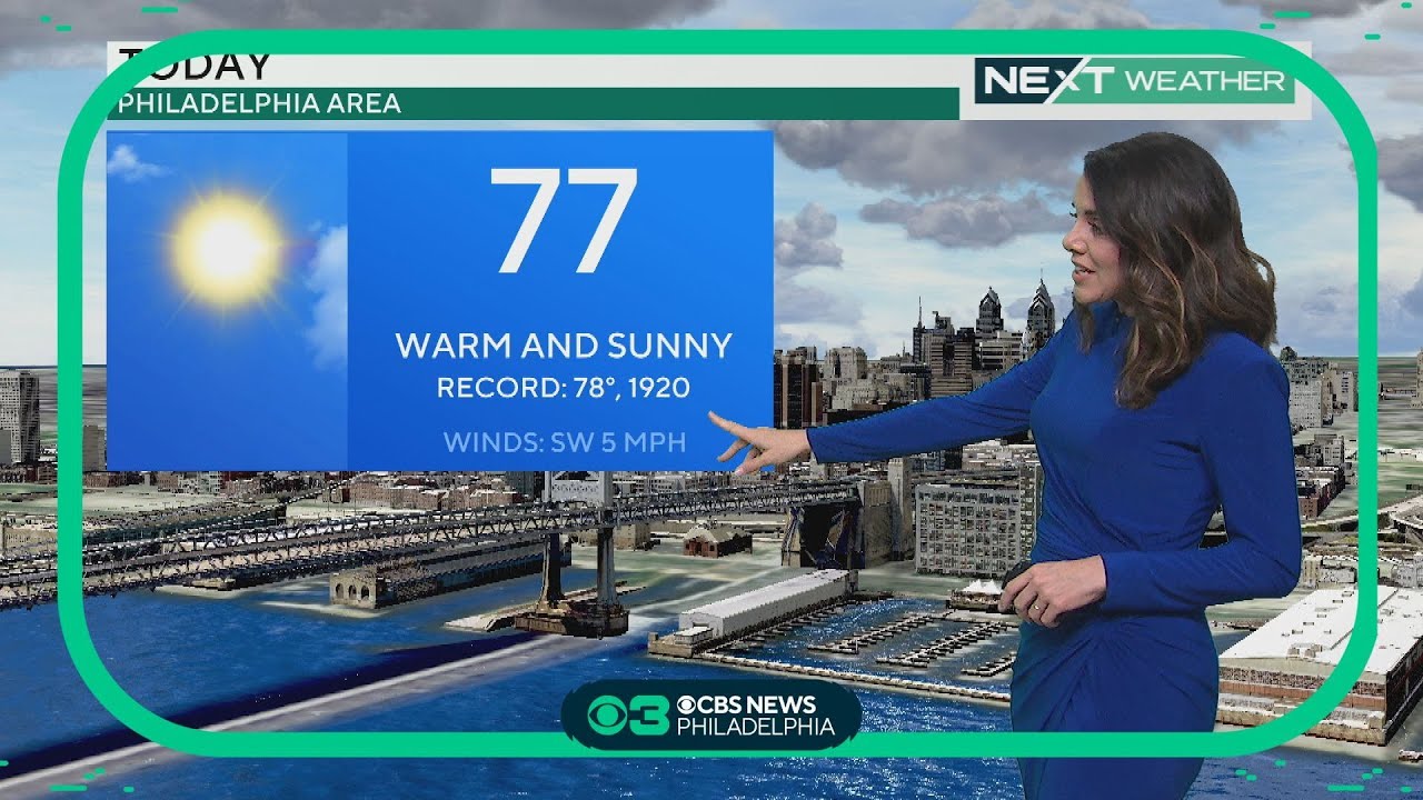 NEXT Weather: Warm and sunny, chasing record heat - YouTube