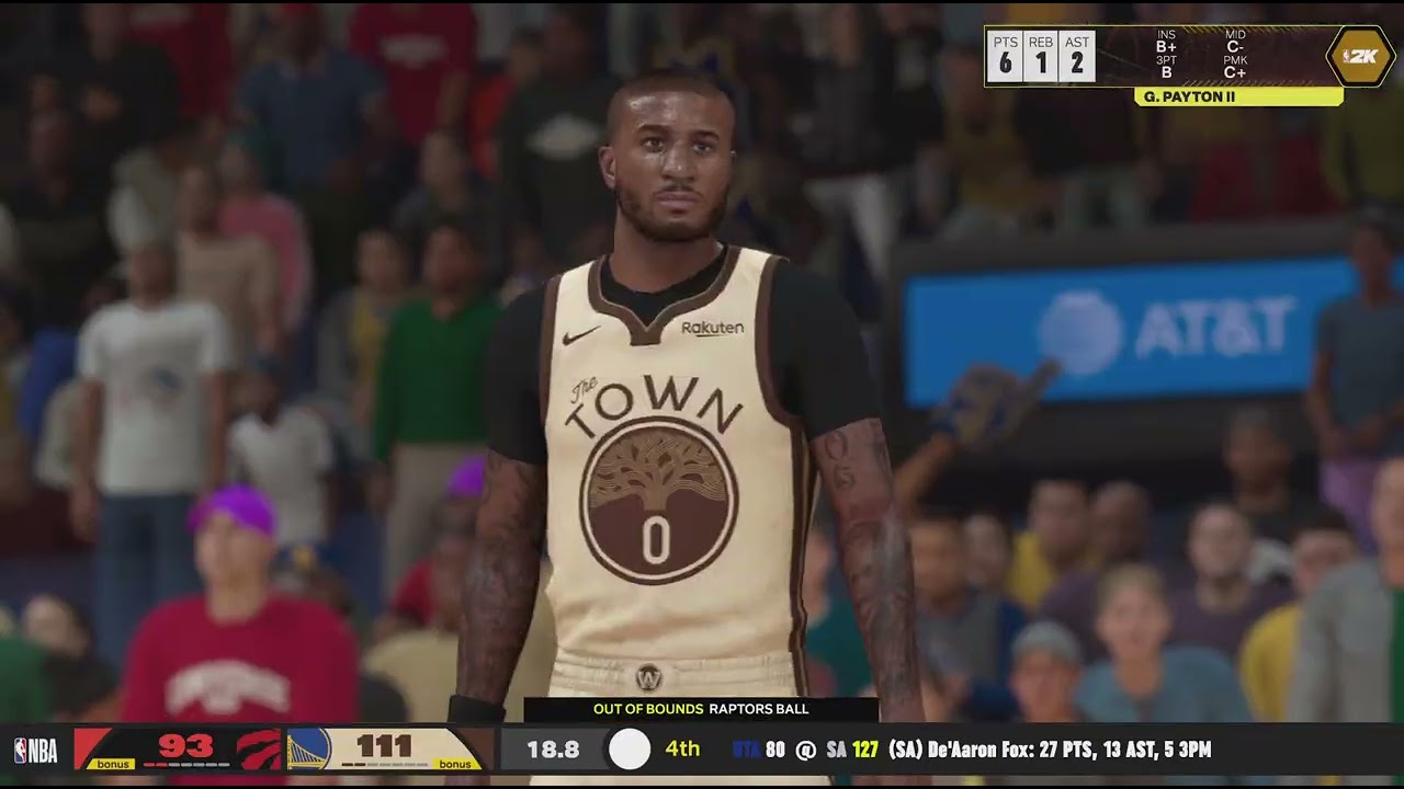 NBA 2K26 Franchise Mode Rapters Vs Warriors