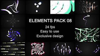Free Flash FX Elements Bundle 08 - Frame-by-Frame Overlays (Ae, Pr, Dr, FCPX)
