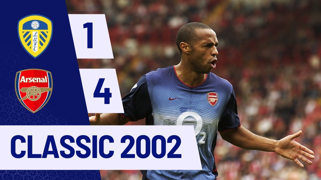 Leeds United vs Arsenal 1-4 2002 ( Classic EPL 2002/2003 ) Extended Highlights