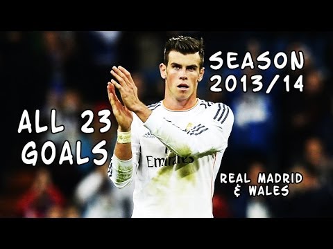alilabola x ini77 - Gareth Bale - All 23 Goals - Season 2013/2014 ||HD||