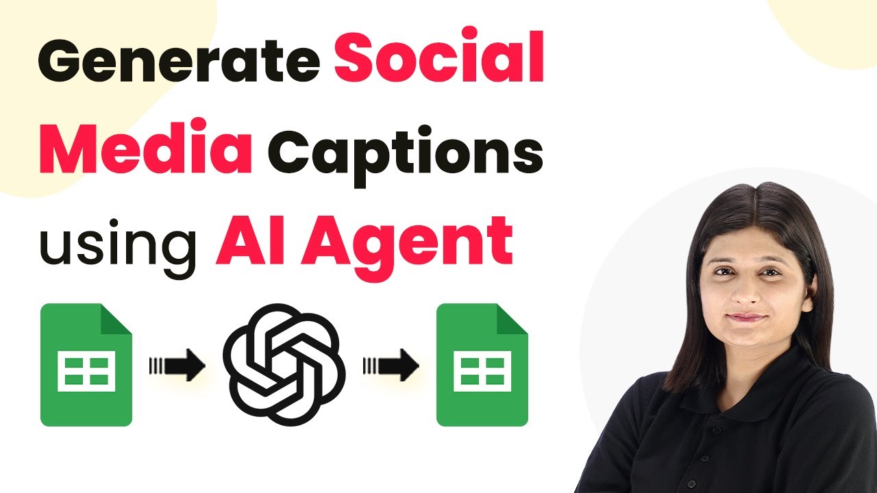 How to Generate Social Media Captions using AI Agent - YouTube