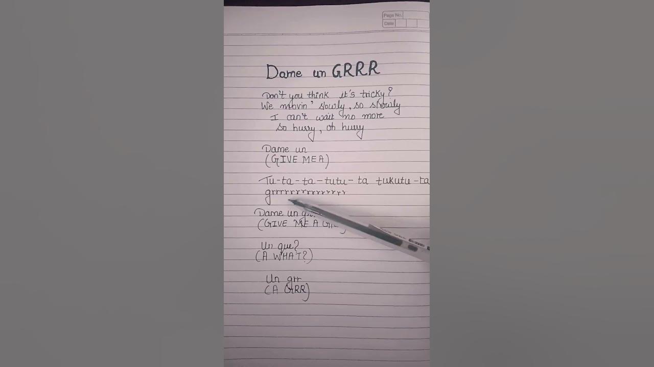 🐾Dame un Grr🐯 - Fantomel & Kate Linn (lyrics+english translation) viral# song # trend