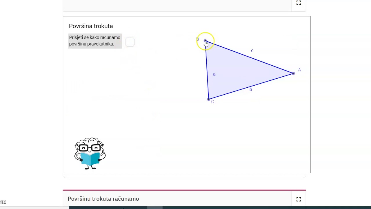 Površina trokuta ponavljanje